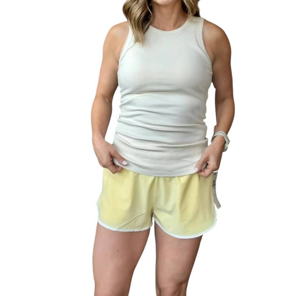 NEW MONO B core classic tank top in beige